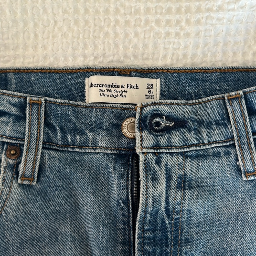 Abercrombie & fitch 90s straight ultra high rise jeans
